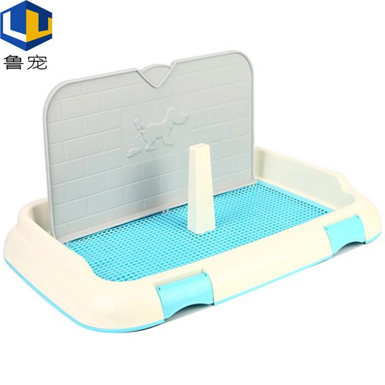 Dog Toilet with Wall Large Indoor Teddy Urinal Potty Fixed-point Urination Pet Toilet
