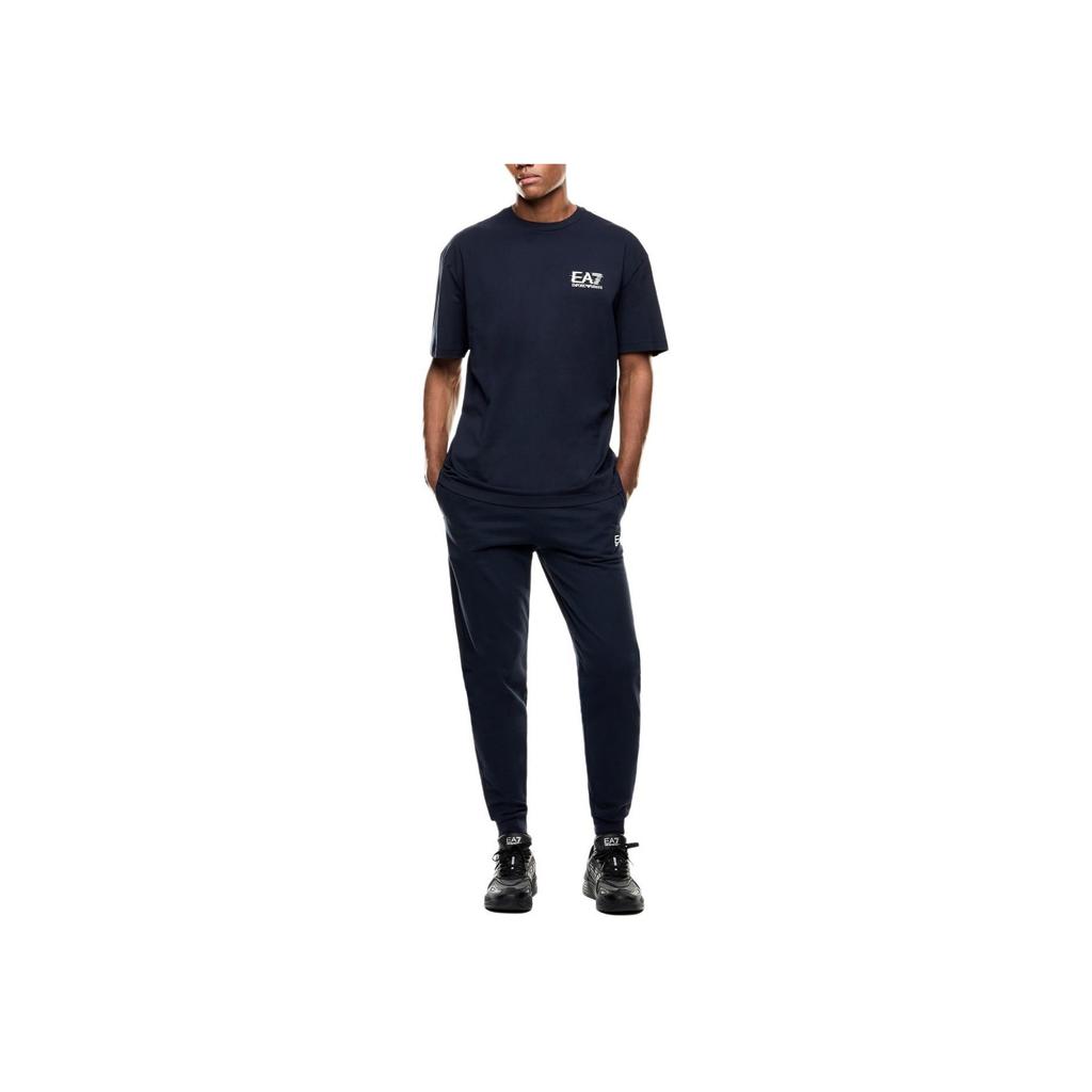 Emporio Armani EA7 Cotton Logo Pullover Crew Neck Short Sleeve T-Shirt Men tops 7M001327-AF17789-UB102
