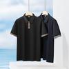 Dibinze Men's Plus Size Business Casual Polo Shirt