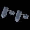 100Pcs Portable Flip Lid Transparent Capsule Storage Containers Pill Box