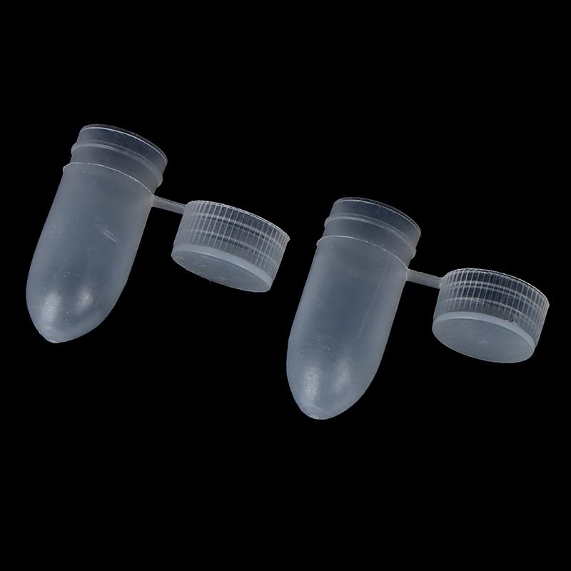 100Pcs Portable Flip Lid Transparent Capsule Storage Containers Pill Box