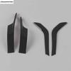 Side Door Rearview Mirror Strip Decoration Cover Trim For VW Volkswagen ID.4 ID4 ID6  - 2025 Black Carbon Fiber Accessories
