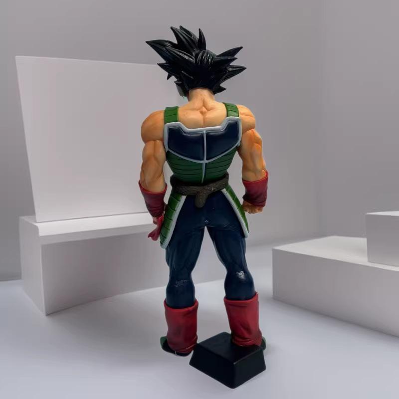 Super Saiyan Bardock & Black-Haired Goku Standing Pose Manga Color Model Ornament