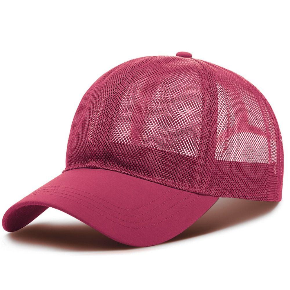 Full Mesh Sun Protection Caps Adjustable Sunscreen Snapback Hats  For Man Women Unisex