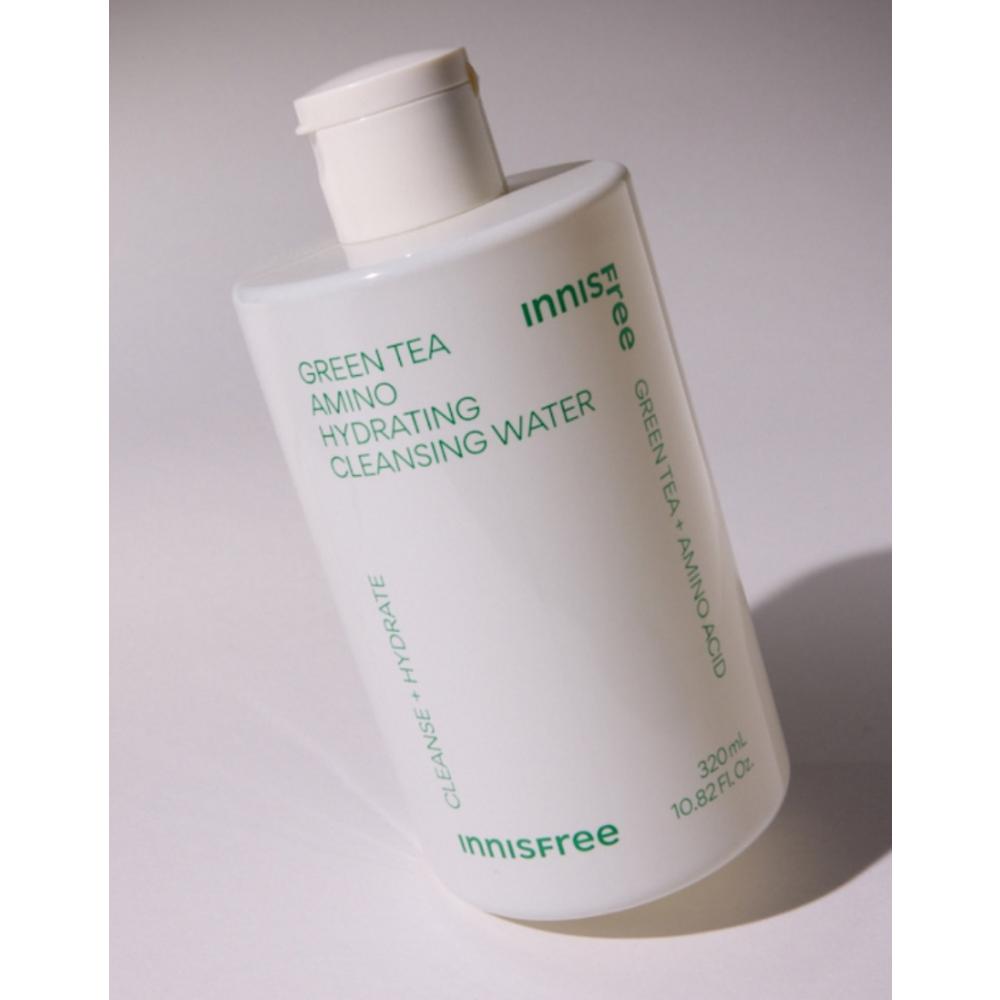 Innisfree New Green Tea Amino Moisture Cleansing Water, 3 Packs, 320ml