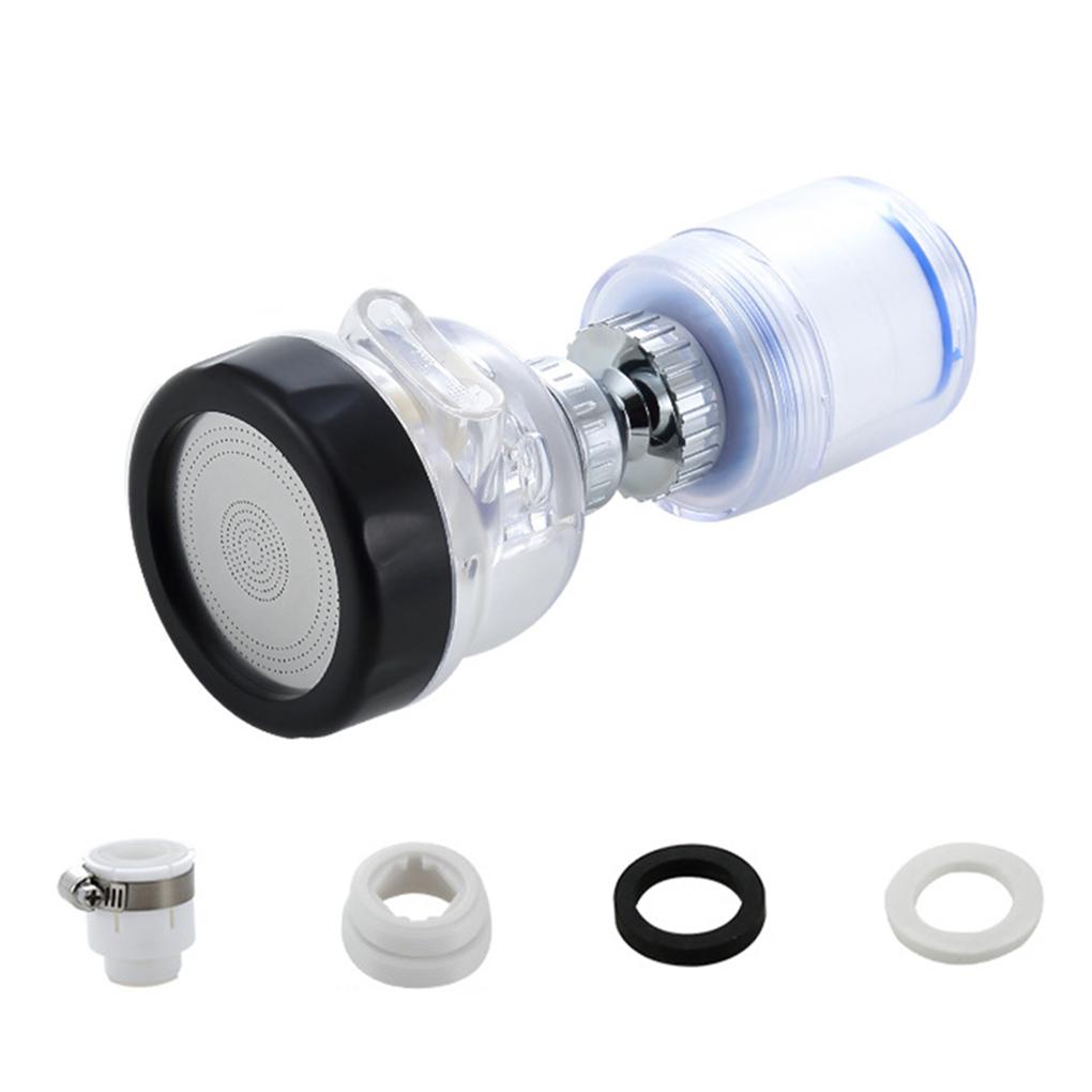 Faucet Aerator 360 Degree Rotatable Pressure Boosting Adjustable Water Washable Kitchen Sink Tap Bubbler Sprayer Accessory