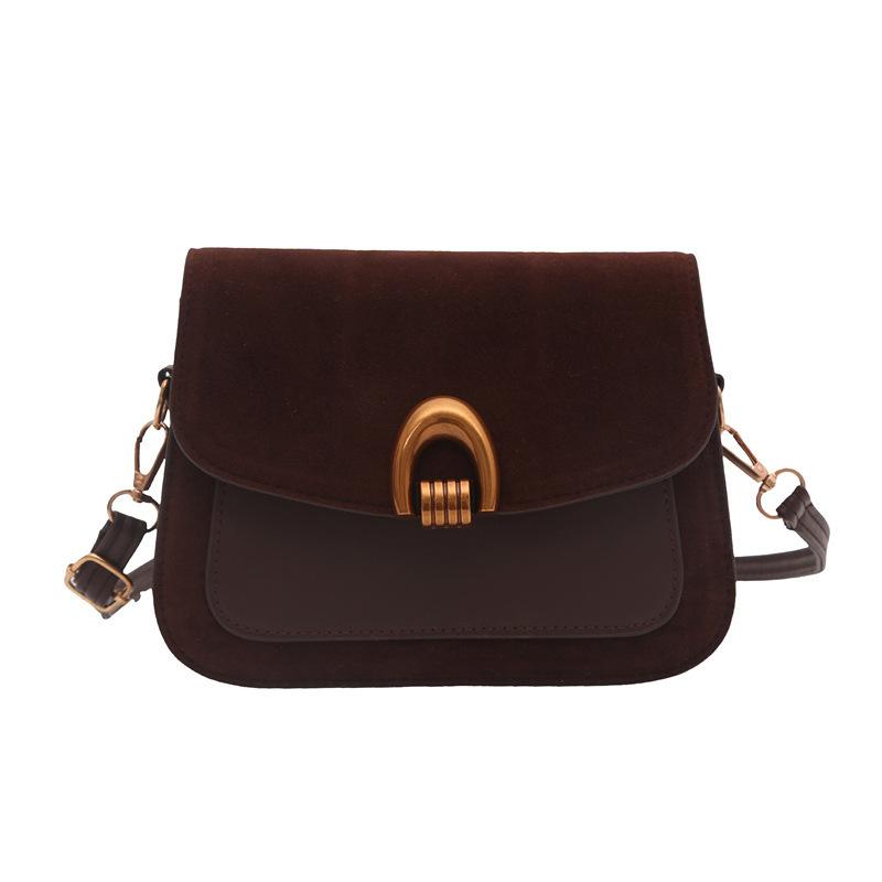 

Retro Underarm Bag for Women, 2025 New Fashion Korean Edition Small Square Bag, Simple Single Shoulder Crossbody Bags кофейный