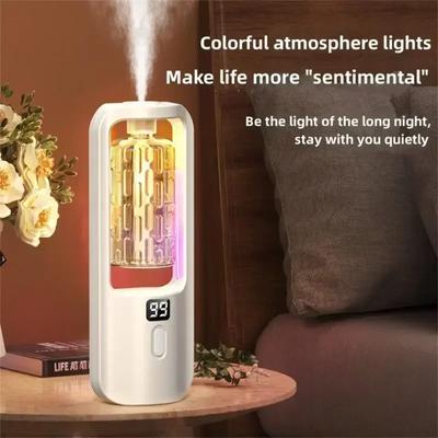 Automatischer Aromatherapie Wandmontierter Aroma Diffusor Heimluftverbesserer Aromatherapie, Toilettendesodorierung Wiederaufladbarer Luftbefeuchter