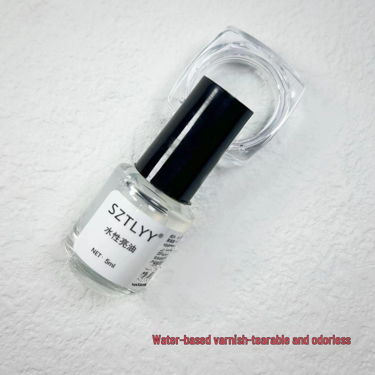 Быстросохнущий нюдовый отрывной лак для ногтей - Без запаха и отбеливающий Single