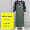 Heavy-Duty Waterproof Leather Work Apron