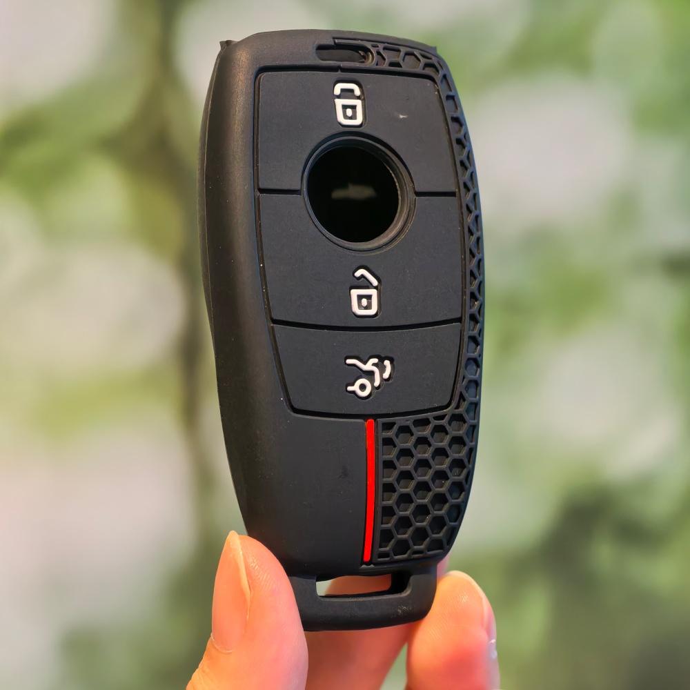 Silicone Car Remote Key Case Cover for Mercedes Benz A C E S G Class GLC CLE CLA GLB GLS W177 W205 W213 W222 X167 AMG