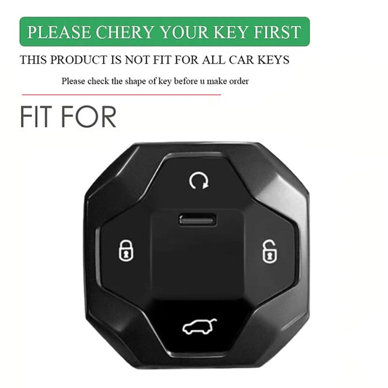 Silicone Car Key Case Cover Protective For Chery Jetour To Genesis Traveller T2 X90 X70 X95 Dashing X-1 Plus Dtc L9 Kechain