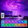 Projector Lamp Warm Ambient Light with 16-Color Crystal Effects for Bedroom Decoration Mood Lighting