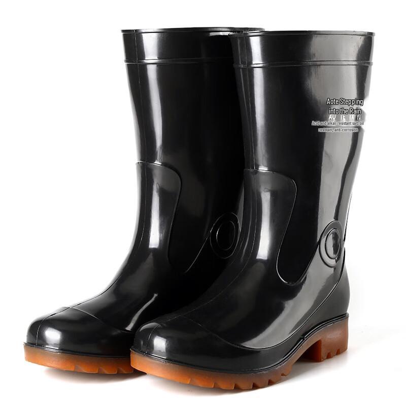 Outeta Men s Mid-Calf Waterproof Work Rain Boots