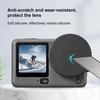 For DJI Osmo Action 6 PULUZ Silicone Lens Cap with Strap (Black)