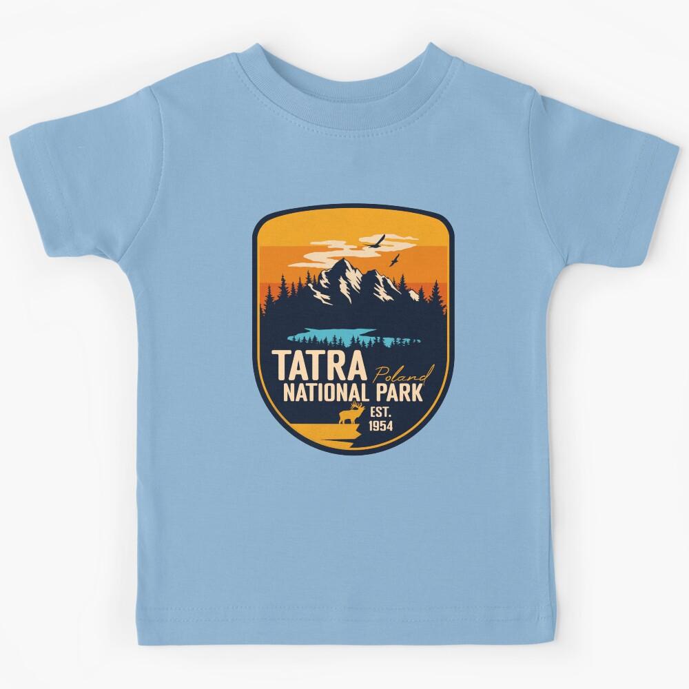 Tatra National Park Poland Retro Badge Kids T-Shirt 170