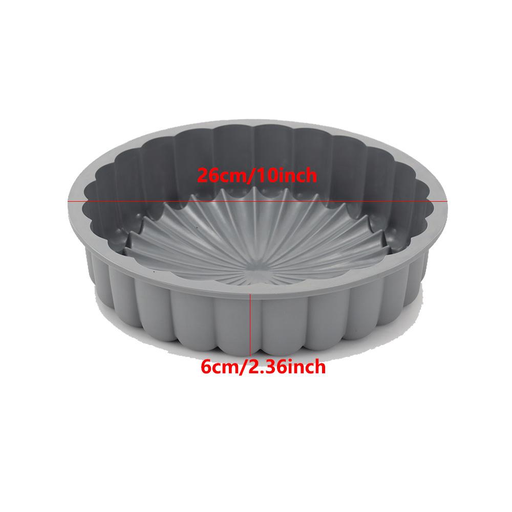 Silicone Round Cake Mold 8 Inch Silicone Cake Pan For Baking Charlotte Cake Pan Baking Strawberry Shortcake Cake Mold DIY