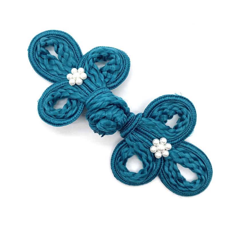 1 Pièce Nœud Chinois Style Chinois Fleur de Prunier DIY Accessoires Vêtements Hanfu Bouton Cheongsam Perle Fait Main