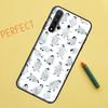 Cute Kawaii Penguin For Huawei Nova 8i 12i 11i 12s Y73 Y72 Y61 Y91 Y90 Y70 Y60 9 10 SE P30 P40 Lite P60 Pro Case