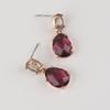 AUGUST ALICE Amethyst Schatten Kristall Tropfen Ohrring