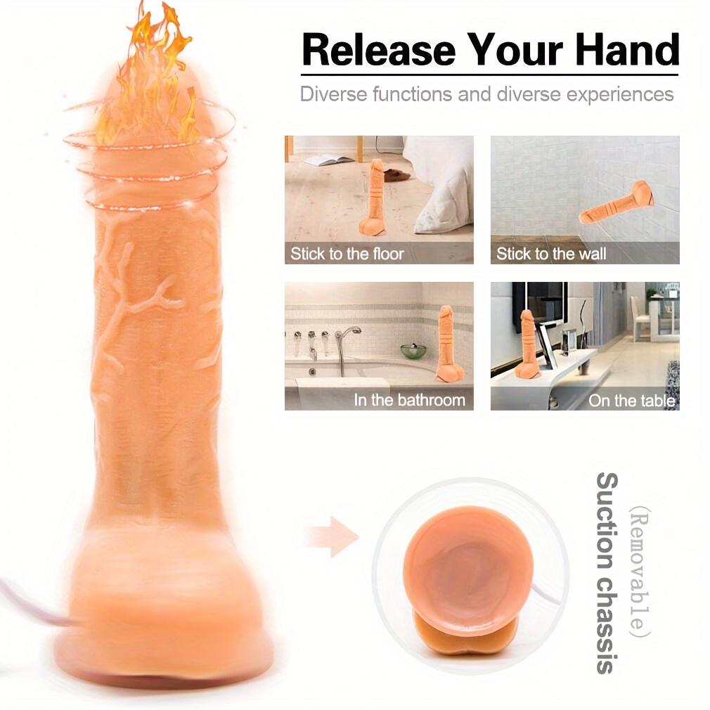 Remote Control Telescopic Rotation Dildo Vibrator for Women Masturbator Suction Cup Big Dick Female Realistic Penis Sex Toys