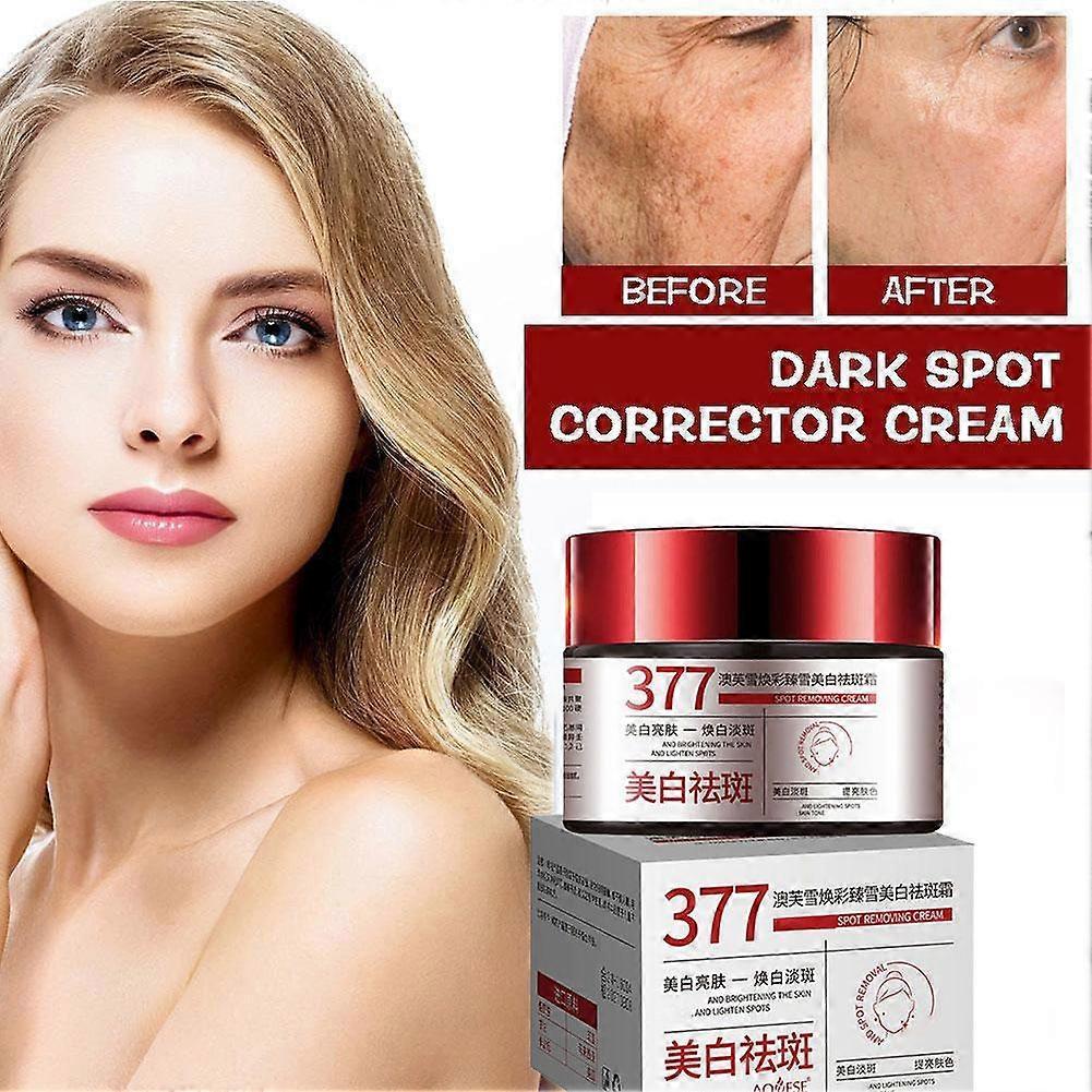Crema Anti-Lentiggini 377 di Aofuxue - 30g Correttore Macchie Scure per Pelle Luminosa
