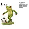 Stable Resin Figurine Football Player Frog Statue, Cute Garden Whimsical Waterproof Yard Statue for Outdoor Indoor Table Decor Decorative Grass