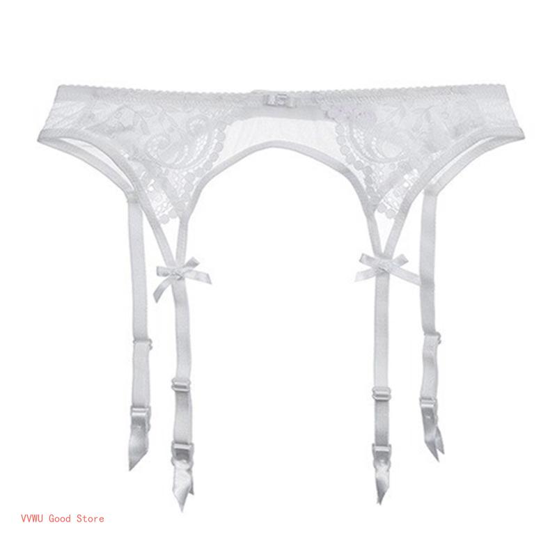 Strumpfhalter für Strümpfe Sexy Hosenträger für Damen Dessous mit 4 Bändern