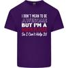 I Dont Mean to Be Darts Player Unisexs Light Cotton TShirt