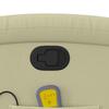 Massage Recliner with Rising Function Cream Genuine Leather