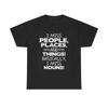 Men's and Women's T-shirts I Miss People Places And Things Funny Graphic