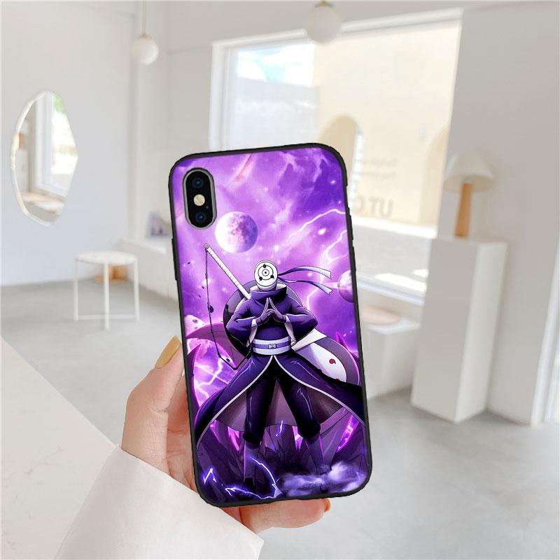 LO75 NARUTO Uchiha Obito Soft Shell Phone Case for Samsung Galaxy S20 S21 S22 Ultra FE + Plus A21S A22 A24 A25 A26 A30 A30S A31