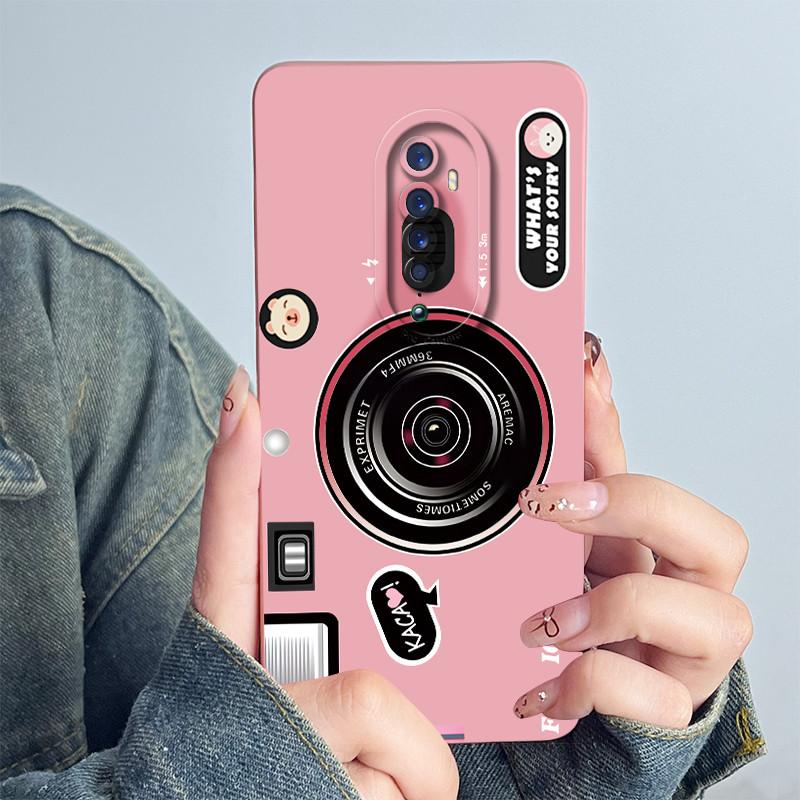 For OPPO Reno 2 Phone Case Reno2 CPH1907 Cover Soft Silicone Cute Cartoon Panda Flower Boys Girls Shell Protective Funda Casing
