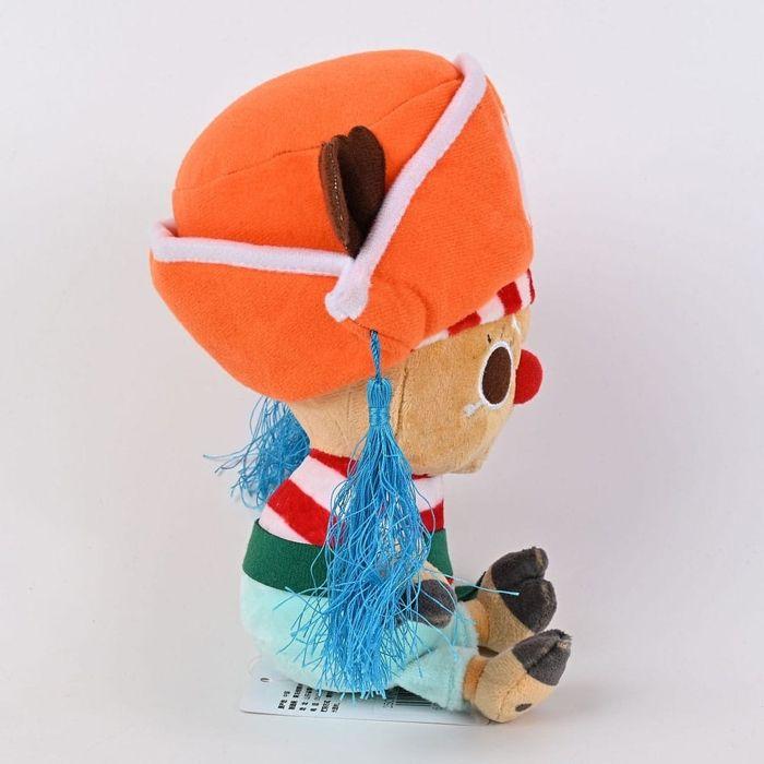 Peluche - Chopper x Buggy - Licence One Piece - 20 cm - Orange