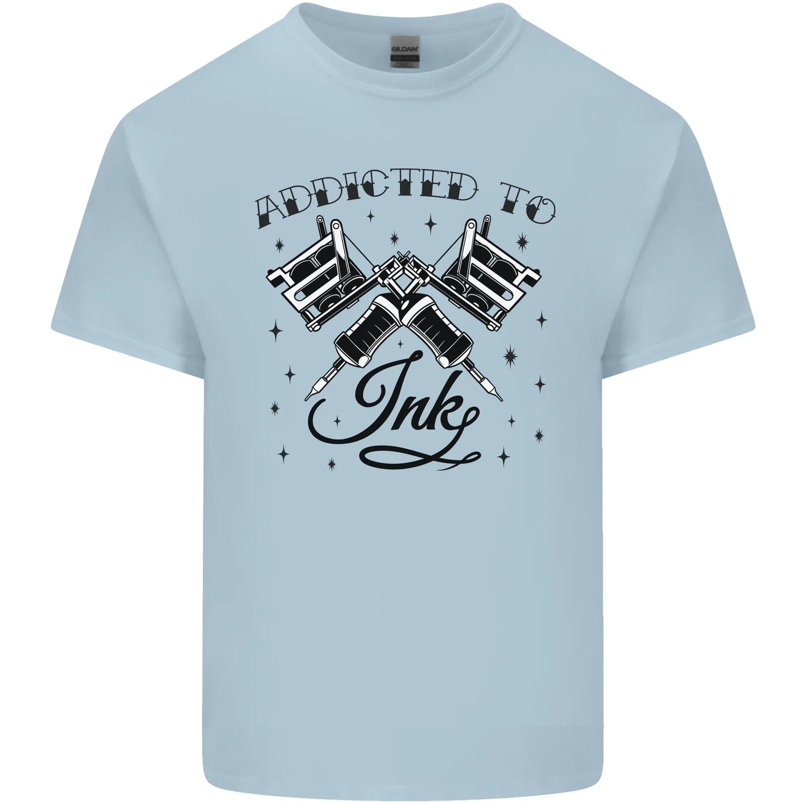 Addicted to Ink Tattoo Artist Tats Kids T-Shirt Childrens XL