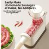 Manual Operation Sausage Making Tool Large Capacity with 3 Filling Nozzles Stuffing Machine Fast Filling Homemade Design