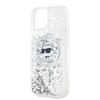 Karl Lagerfeld Klhmp15Mlgchsgh Iphone 15 Plus / 14 Plus 6.7 Hardcase Transparent Liquid Glitter Choupette Head Magsafe