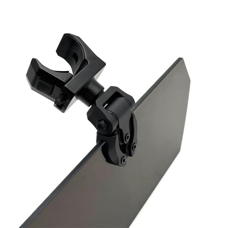UTV Sun Visor Universal Sun Protections Visor Anti-Glare Polarized Sun Visors Work with Windshield Fit 1.5-2'' Roll Bar