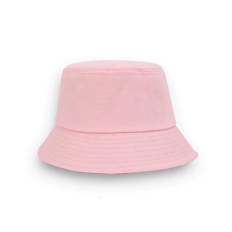 Cotton Summer Bucket Hat Children Candy Color Outdoor Customized Hat Running Hiking Cap Basin Breath Casual Leisure Beach Cap