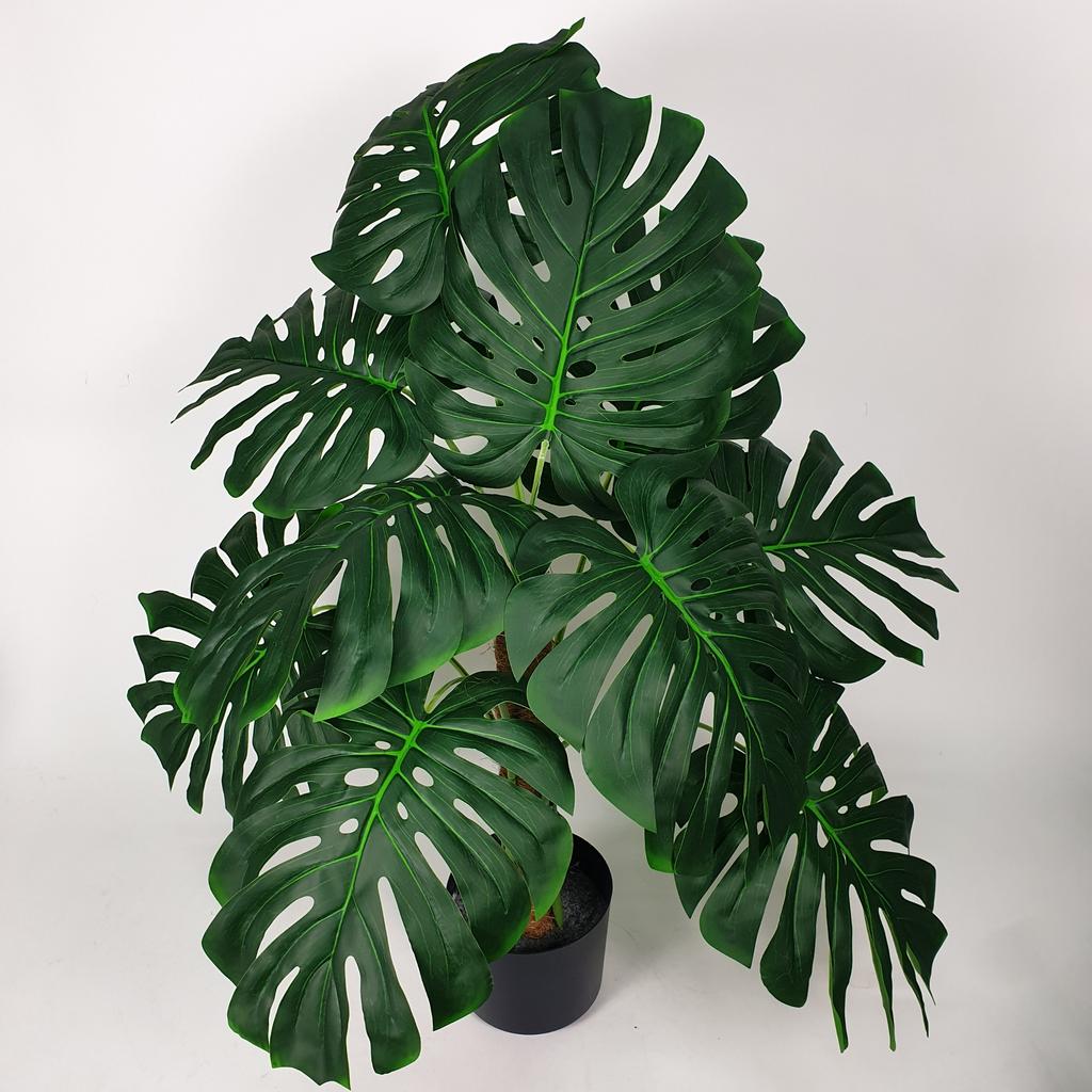 Artificial Monstera in a 100cm Pot Artificial Flowers Huge Leaves