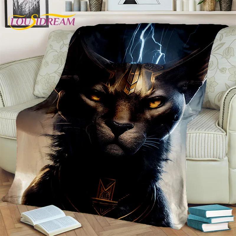 Anubis faraon Horus mumia mitologia egipska bogowie koc, miękki koc do rzucania dla domu sypialnia kanapa z funkcją spania narzuta na piknik koc dziecięcy