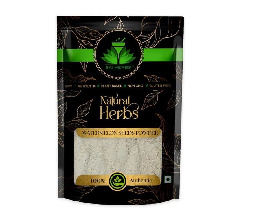SAI HERBS Watermelon Seeds Powder - Pure & Natural (100 g)