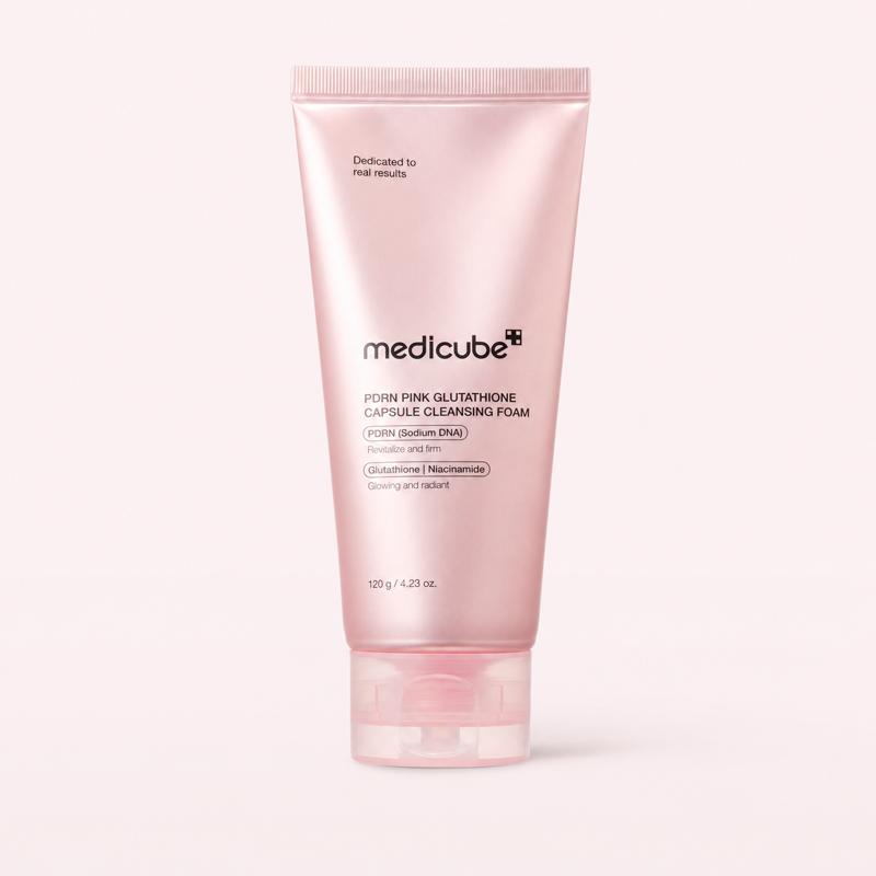 Medicube PDRN Pink Glutathione Kapsel Reinigungsschaum, 120g white