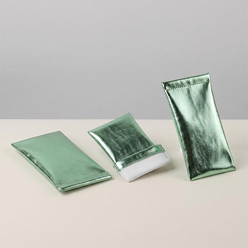 Solid Soft Pu Leather Eyeglasses Pouch Portable Sunglasses Case Travel Organizer Colors Optional