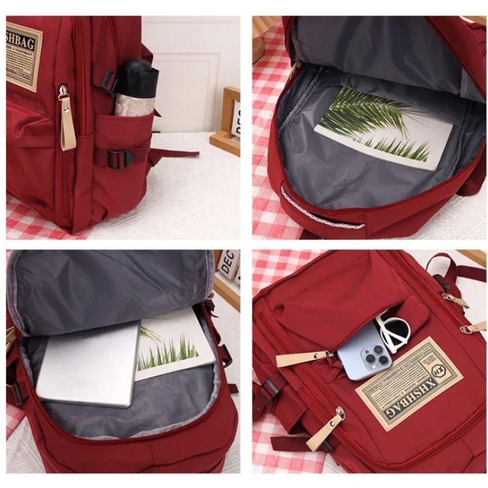 Fashion Large Capacity School Backpack Waterproof Nylon Computer Backpack Shoulder Bags Backpacks