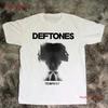 DEFTONES Tempest Álbum Branco Camiseta Tamanho S 5XL vintage Lavada Casual Versátil Respirável Esticada streetwear homme Unissex