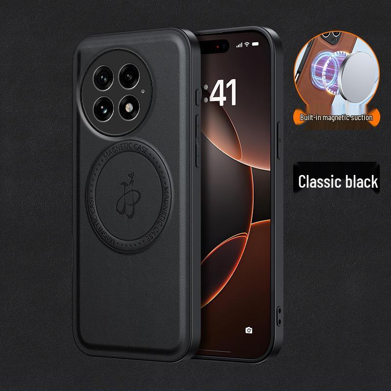 OnePlus 13 Leather Magnetic Case for Nord 5/4 with Stand, Drop-Proof Protection