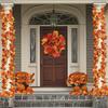 Artificial Plant Smaple Leaf Vine Flower Halloween Christmas Garlands Wedding Home Room Garden Outdoor Decor Festival DIY Gift