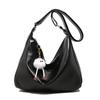 Fashion oblique span tote women's bag new urban simple commuter bag large capacity popular women's bag messenger bag