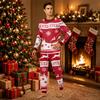 Family Matching Christmas Pajama Set Long Sleeve Top and Pants for Holiday Loungewear